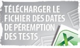 Télécharger les dates de péremption des tests de biochimie IDEXX