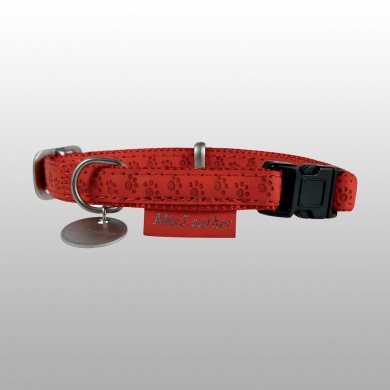 COLLIER MAC LEATHER ROUGE 