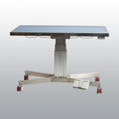 TABLE DE CONSULTATION AVEC COLONNE CENTRALE ELECTRIQUE