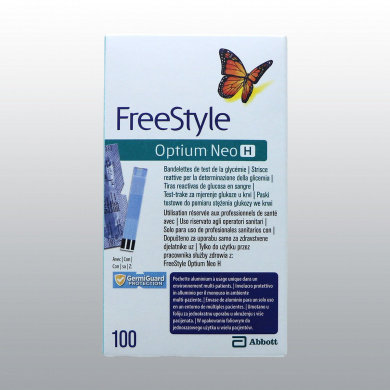 BANDELETTES FREESTYLE OPTIUM NEO H GLYCEMIE