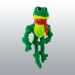 JOUET KONG KNOTS FROG NOEL