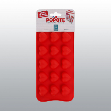 MOULE SILICONE POPOTE COEURS