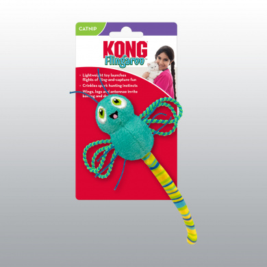 JOUET KONG CHAT FLINGAROO DRAGONFLY