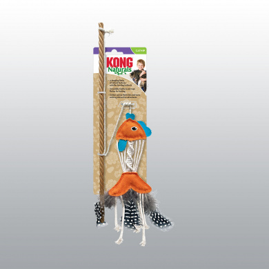 JOUET KONG CHAT NATURALS TEASERFISH