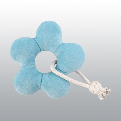 PELUCHE FLEUR AVEC CORDE
