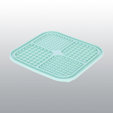 TAPIS A LECHER TURQUOISE