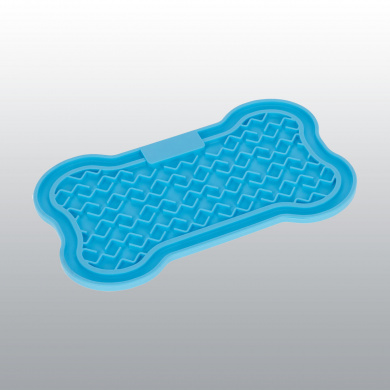 TAPIS A LECHER OS BLEU