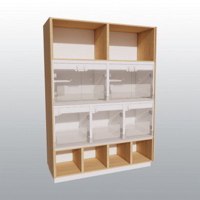 CAGE CAT FRIENDLY CURVE SILVER MODULE 4