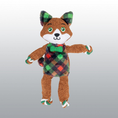 JOUET KONG HOLIDAY FLOPPY KNOTS DAPPER NOEL