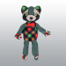 JOUET KONG HOLIDAY FLOPPY KNOTS DAPPER NOEL