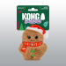 JOUET KONG HOLIDAY SNUZZLES MINI SANTA GINGERBREAD NOEL
