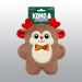 JOUET KONG HOLIDAY SNUZZLES BOW TIE REINDEER NOEL