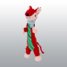 JOUET KONG CHAT HOLIDAY LUVS FOX RED NOEL