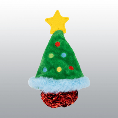 JOUET KONG HOLIDAY CHAT CRACKLES CHRISTMAS TREE NOEL