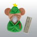 JOUET KONG HOLIDAY CHAT REFFILLABLES MOUSE NOEL