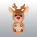 JOUET KONG HOLIDAY CHAT REFFILLABLES REINDEER NOEL