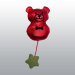 JOUET CHAT OURSON PAILLETTES AVEC MATATABI NOEL