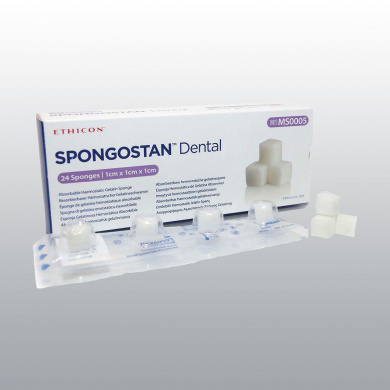 COMPRESSE HEMOSTATIQUE SPONGOSTAN DENTAL
