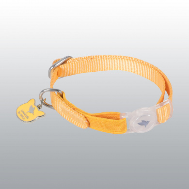COLLIER CHAT CLASSIC MOUTARDE