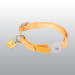 COLLIER CHAT CLASSIC MOUTARDE