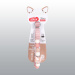 COLLIER CHAT PERLES ROSE