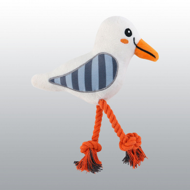 PELUCHE MOUETTE AVEC CORDE